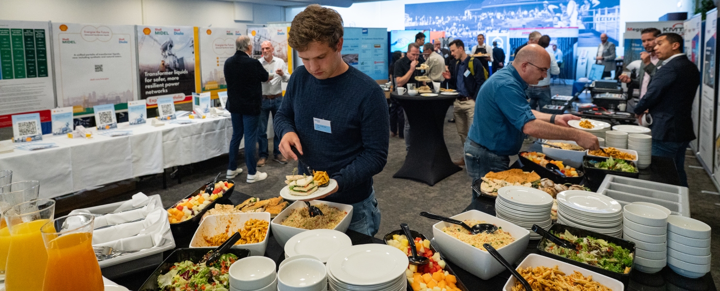 Een uitgebreide lunchbuffet