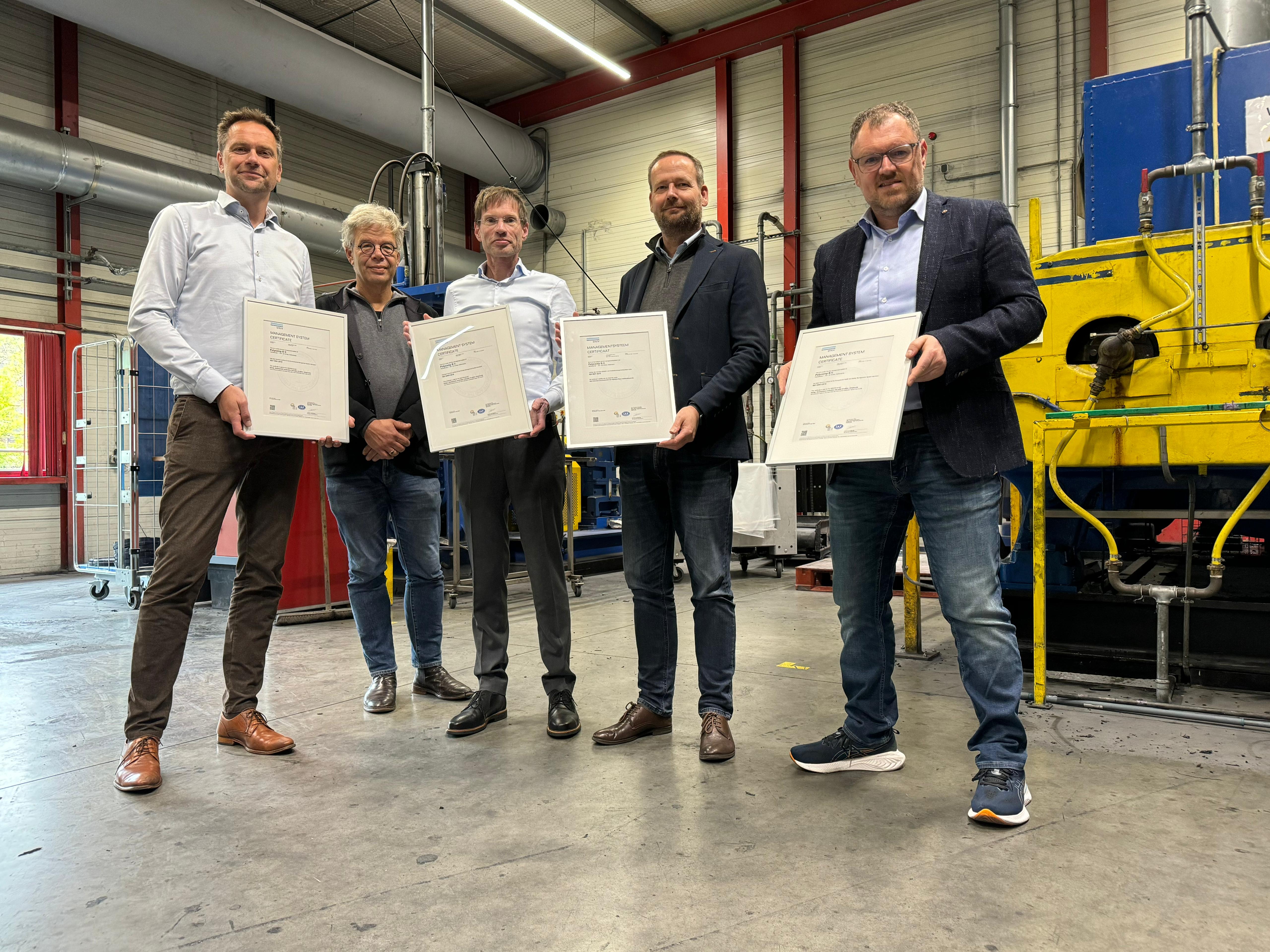 Certificaatuitreiking Elastofirm