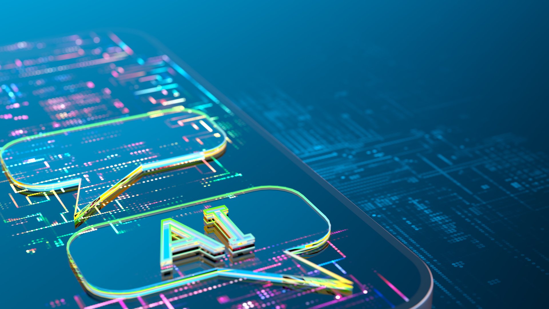 Artificial Intelligence chat conversations with datapoints