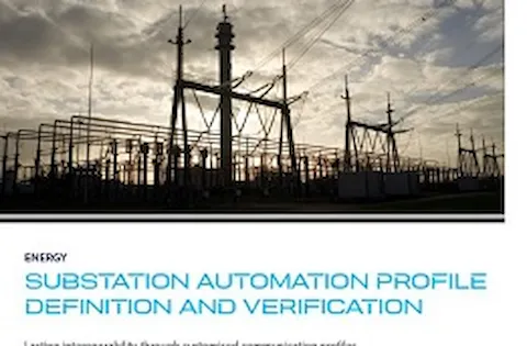 Substation automation profile definition and verification