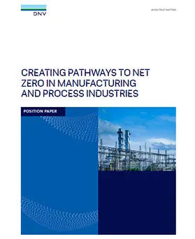 Creating pathways to the net zero in manufacturing and process industries