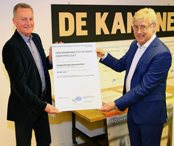 ISO 9001:2015 certificaat