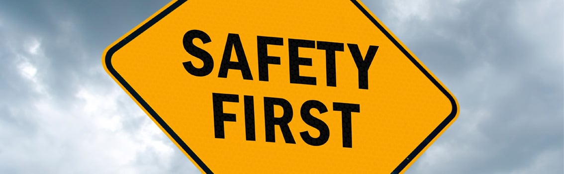 column matthijs - safety first banner