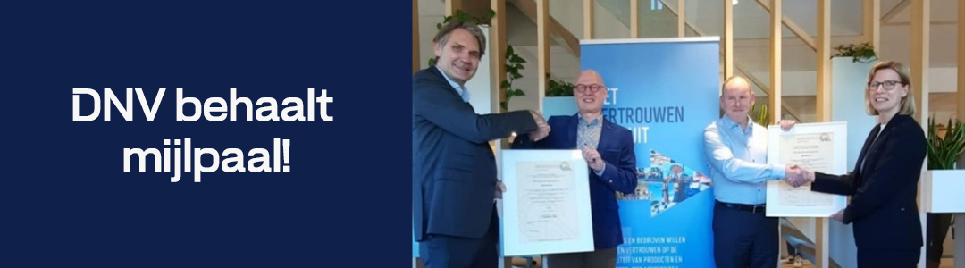 DNV mijlpaal banner