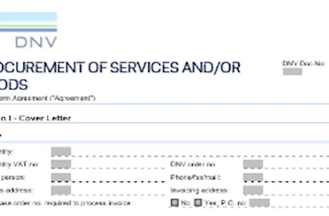 DNV Netherlands B.V. - General conditions for procurement of services and goods (2021)