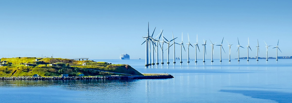 Offshore wind turbines, land and ship