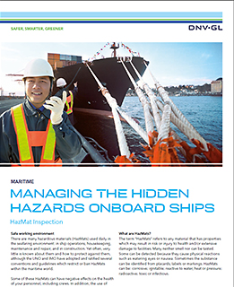 Managing the hidden hazards on board your ships