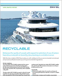 Recyclable - Yachts